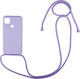 Sonique Carryhang Liquid Back Cover Σιλικόνης 0.5mm με Λουράκι Λιλά (Redmi 9C)