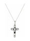 Mertzios.gr Men's Cross from Steel with Chain