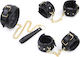 Naughty Toys Neck & Limb Restraint Set in Black Color