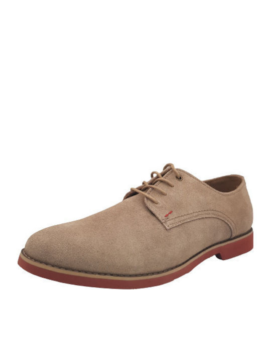 Leder Herren Freizeitschuhe Anatomisch Beige