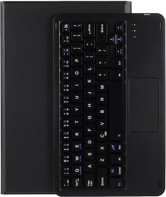 Bluetooth Και Touchpad Klappdeckel Synthetisches Leder mit Tastatur Englisch US Schwarz (Lenovo Tab P11) 104100413A