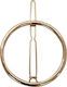 Haarbarrette Kreis Gold