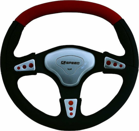 Carman Volan Auto R Speed Din Piele Triactin cu Diametru 35cm Roșu/Negru