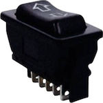 ASW-01 Comutator Geamuri Auto 12V Universal 5pin Negru