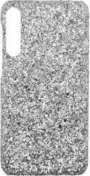 Θήκη Samsung A30s TPU Glitter (ασημί)