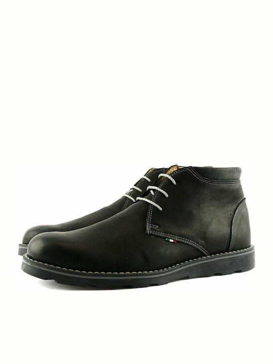 Elefantino 1410 Μποτάκια Chukka Μαύρα