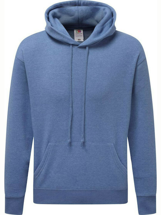 Fruit of the Loom Werbe-Hoodie Heather Royal