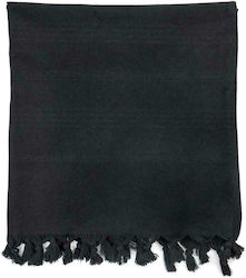 Pennie Klima Beach Towel Cotton Black with Fringes 170x90cm.