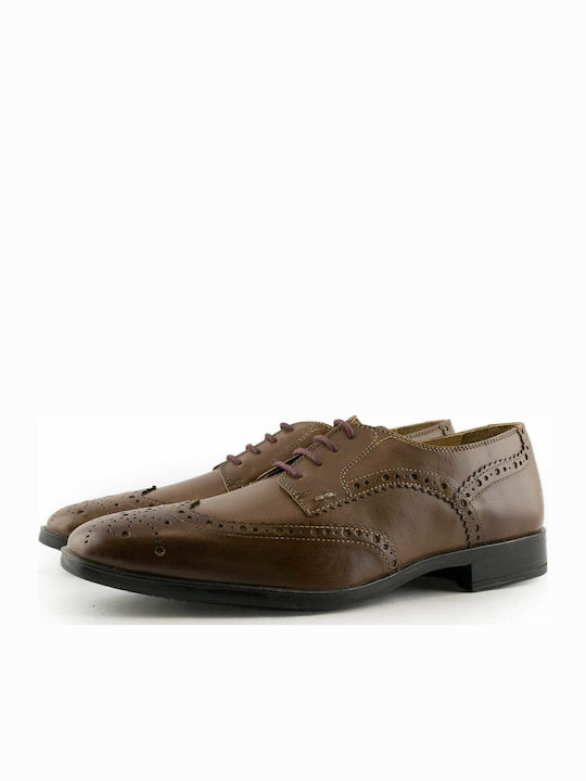 Leder Herren Oxfords Braun