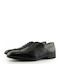 Love4shoes Leder Herren Oxfords Schwarz