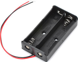 Plastic Battery Case Holder 2x18650 3.7V