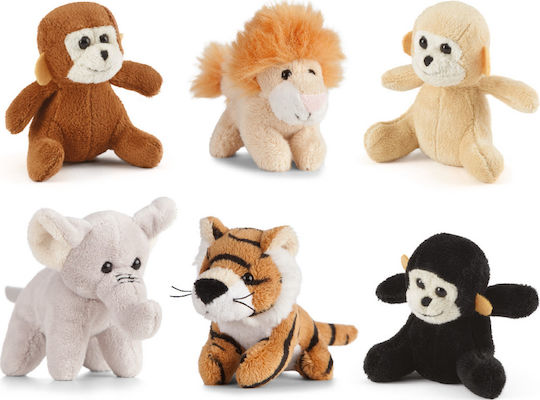 Keycraft Jungle Animals Plush Toy 9 cm (Miscellaneous Designs)