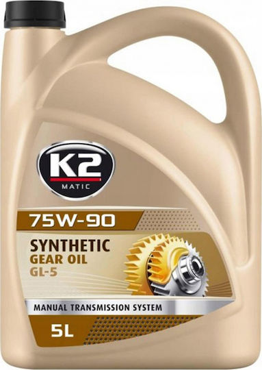 K2 GL-5 Βαλβολίνη Αυτοκινήτου για Διαφορικό 75W-90 5lt