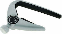 G7th Metallic Clamp Capo for Classic Guitar Newport Classical Silver