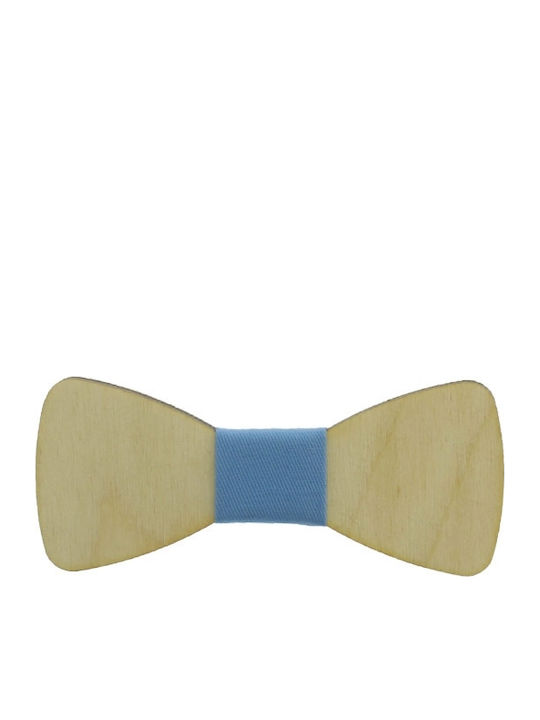 Baby Wooden Bow Tie Beige