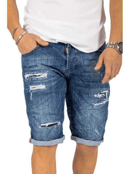 Senior Men's Shorts Jeans Blue