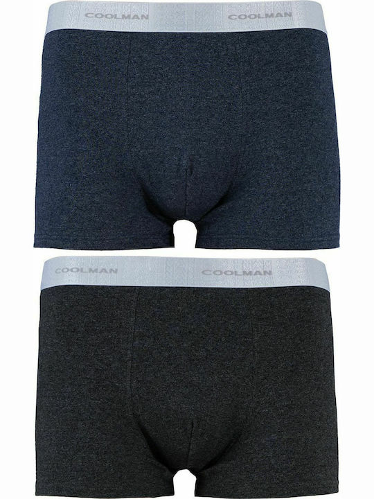 Uomo R6176 Men's Boxers Grey / Blue 2Pack