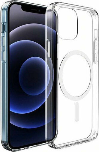 WK Anti-knock Magsafe Back Cover Σιλικόνης Διάφανο (iPhone 12 Pro Max)