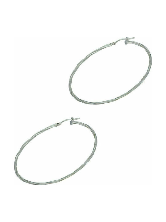 Mertzios.gr Earrings Hoops made of Silver