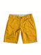 Kinder-Shorts/Bermudas Stoff Everyday Gelb