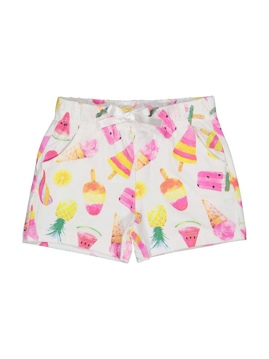 Birba Trybeyond Kids Shorts/Bermuda Fabric Ice Cream White