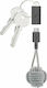 Native Union Key Braided / Keychain USB-C to Lightning Cable Γκρι 0.15m Zebra