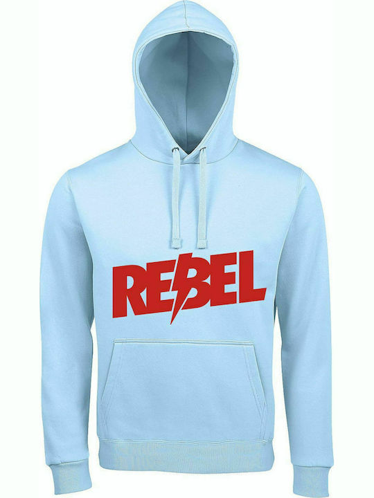 Unisex-Kapuzenpulli "Rebel", cremeblau