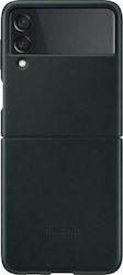 Samsung Leather Cover Leather Back Cover Green (Galaxy Z Flip3 5G)