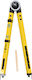 Vorel Winkelmesser Für Maurer / Bauarbeiten Aus Aluminium Länge 63cm Mit Winkelmesser Und Wasserwaage