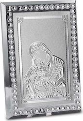 Christening Favor with Religious Icon made of Metal