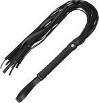 Coquette Vegan Leather Pleasure Flogger Black