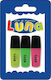 Luna Textmarker Mehrfarbig 3Stück