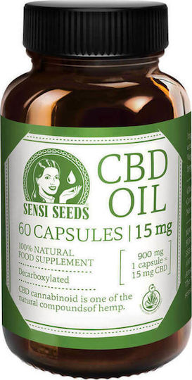 Sensi Seeds CBD Oil 15mg 60 κάψουλες