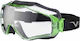 Univet Safety Glasses / Work Mask for Protection with Transparent Lenses 1pcs