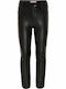 Pantalon Pentru Copii Din Piele Negru