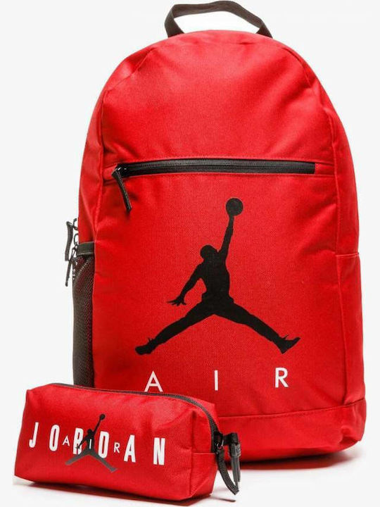 Jordan Junior High-High School School Backpack Red