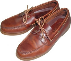 Lalizas Deck Shoes ''Skipper'' Καφέ Δέρμα/Καφέ Σόλα No.36