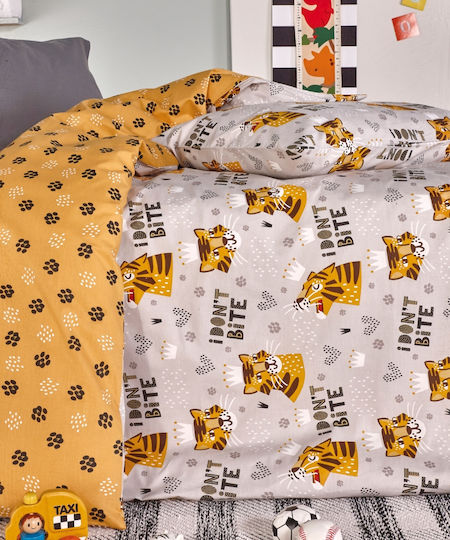 Kentia Single Set Tiger Yellow 170x270cm
