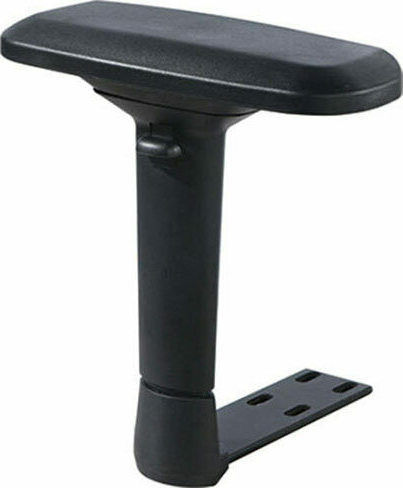 GC-01 Chair Arm made of Plastic Suitable for Chair,Stool Black Velvet-Black Metal