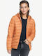 Roxy Scurt Jachetă de femei Puffer Impermeabil pentru iarnă Portocaliu