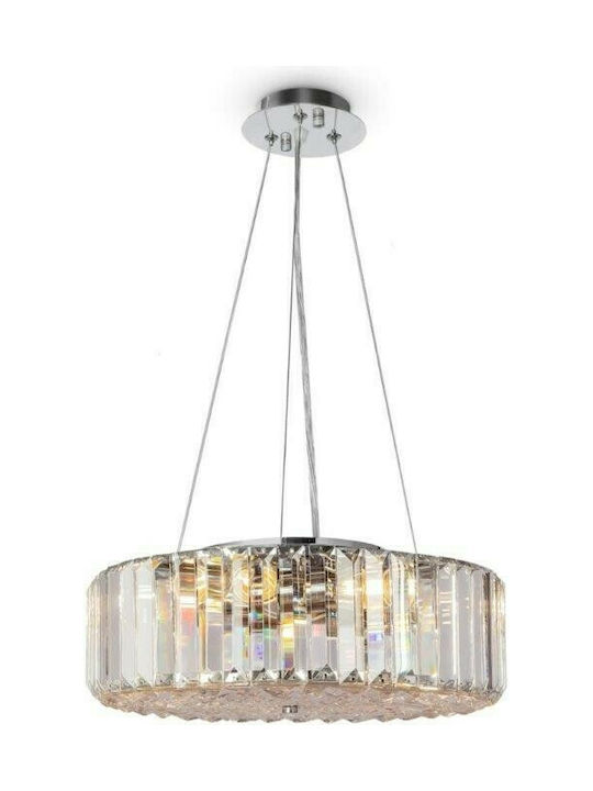 Maytoni Recinto Lustră Transparent cu cristale pentru 6 Becuri E27 40cm.