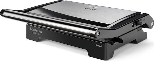 Taurus Crispy & Co Τοστιέρα για 2 Τοστ 1000W Μαύρη