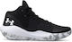 Under Armour Jet 21 High Basketball Shoes Black / White