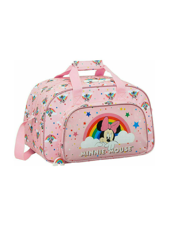 Safta Mouse Rainbow Kids Bag Shoulder Bag Pink