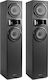 Fenton SHF700B 100.276 Pair of Hi-Fi Speakers Floor 200W 3 No of Drivers W26xD21.5xH98cm. Black