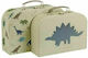 A Little Lovely Company Decorative Suitcase Dinosaurs Wooden 2pcs