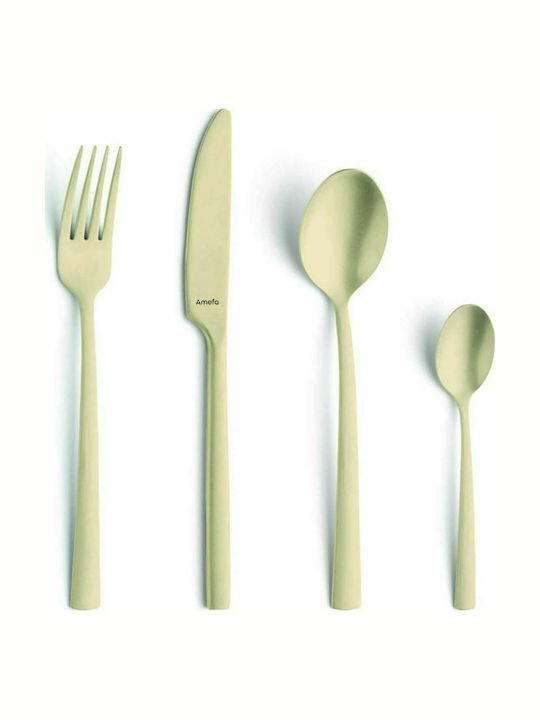 Amefa Manille Besteckset Edelstahl Gold 16Stück