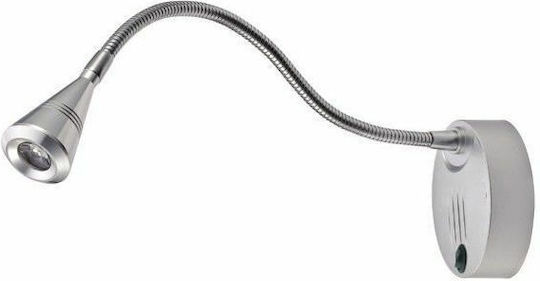 Vito Felix Single LED Cool White Spot in Silver Color
