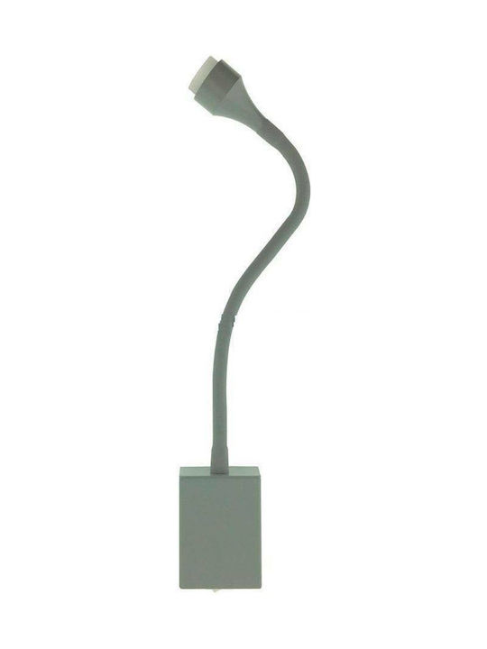 Vito Felix B Single LED Cool White Spot in Gray Color