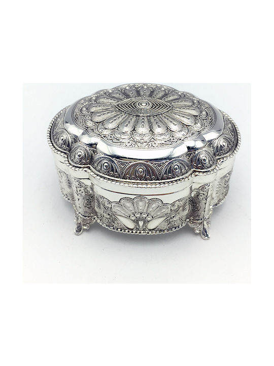 Karvounis Jewellery Box Metal 8.5x6.9x4.8cm